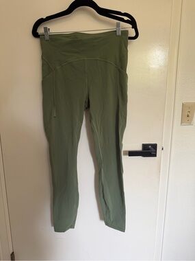 lululemon athletica Olive Green High-Waist Leggings